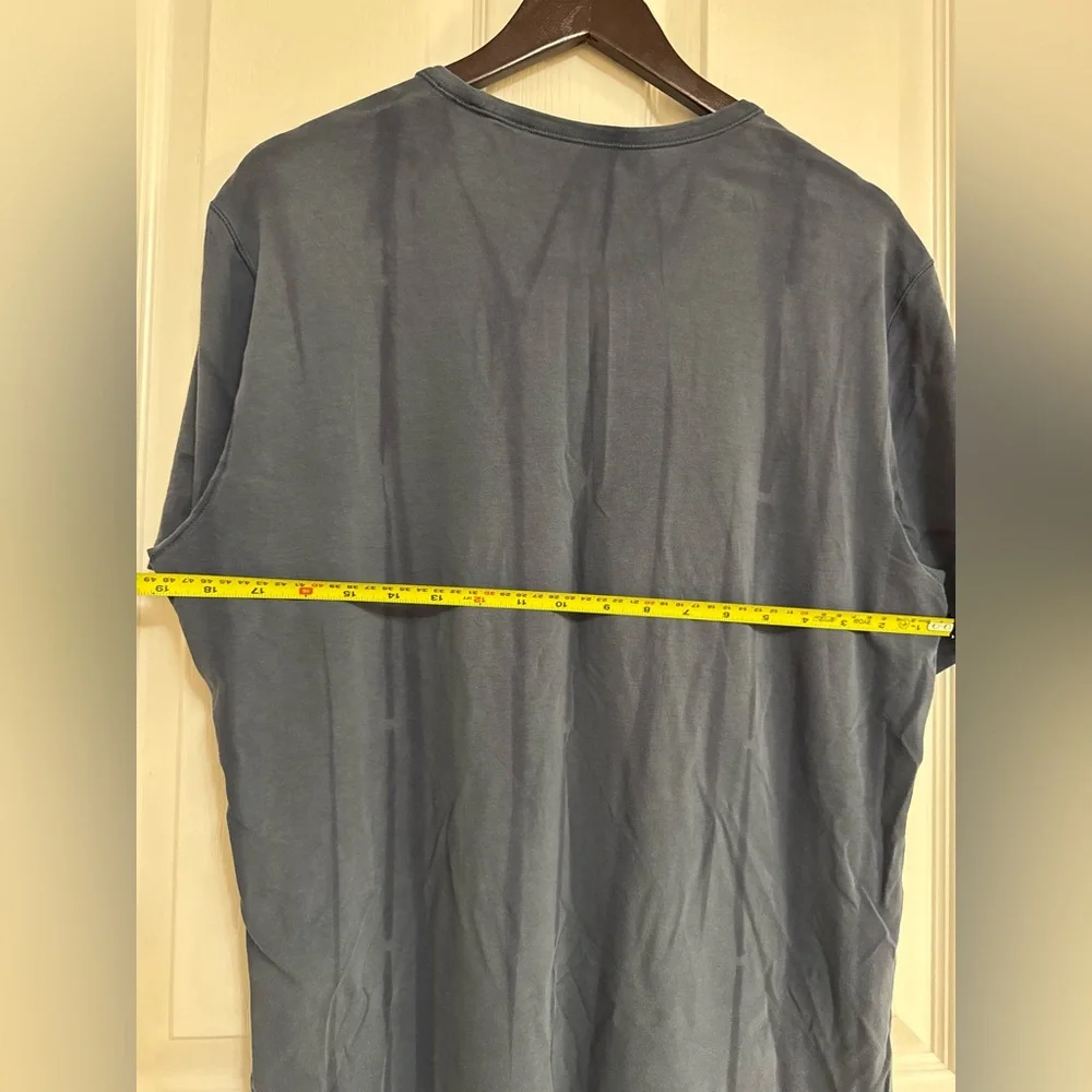 Lululemon Men’s Classic Tee | Blue Slate | Size L (Measured) - Picture 4 of 6